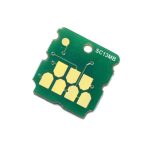 Instalação do chip da caixa de manutenção em impressora Epson