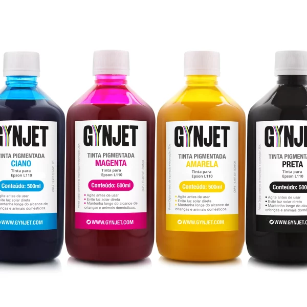 Kit Tinta Pigmentada Epson L110 500ml