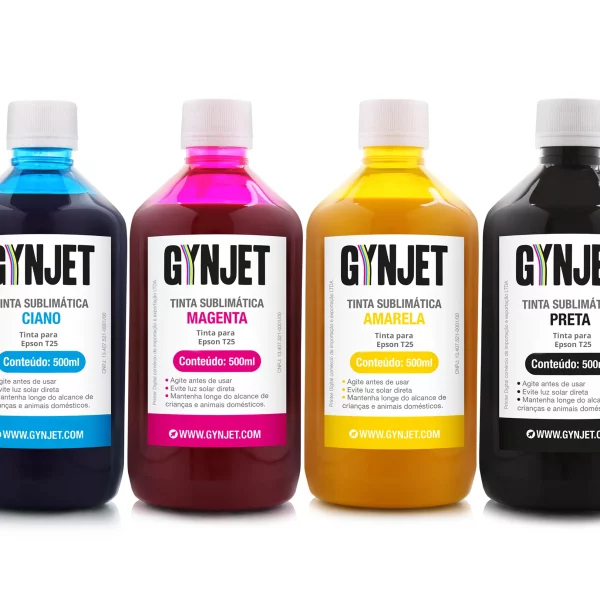 Kit Tinta Sublimática Epson T25 500ml