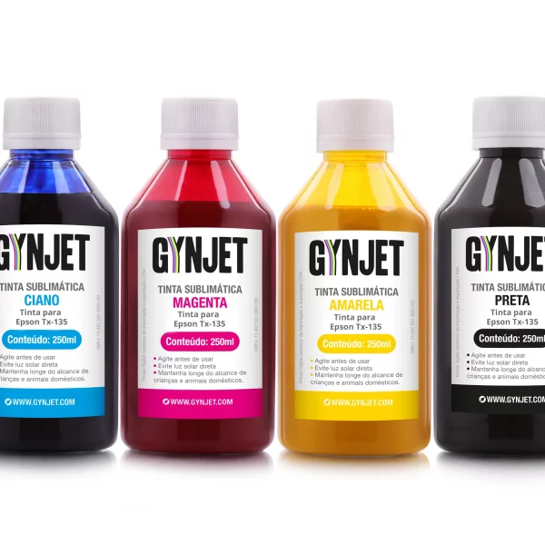 Kit Tinta Sublimática Epson TX135 250ml