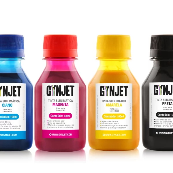 Kit Tinta Sublimática Epson L365 100ml