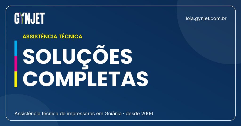 Gynjet 2: Soluções Completas em Conserto e Manutenção de Impressoras em Goiânia