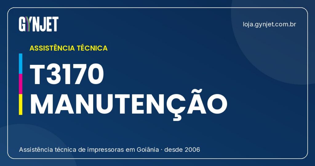Manutenção de Impressora Epson T3170 em Goiânia: Economize até R$5.000 por Ano