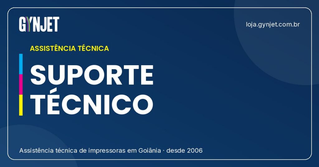 Manutenção e Suporte Gynjet: Seu Parceiro em Assistência Técnica de Impressoras em Goiânia