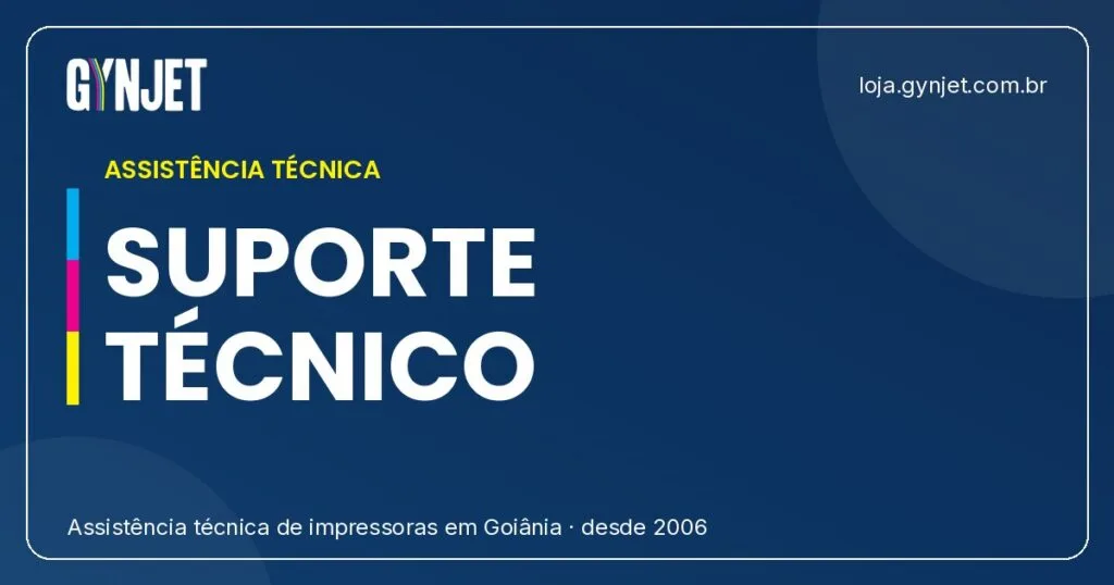 Manutenção e Suporte Gynjet: Seu Parceiro em Assistência Técnica de Impressoras em Goiânia