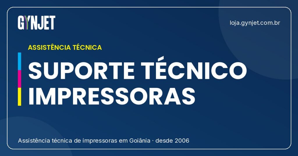 Manutenção e Suporte Gynjet: Soluções Confiáveis para Impressoras em Goiânia