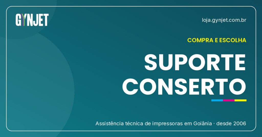 Suporte Gynjet 2: A Solução Completa para Conserto e Manutenção de Impressoras em Goiânia