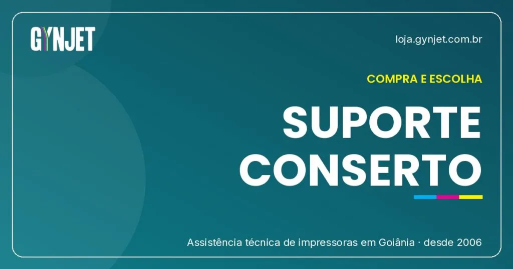 Suporte Gynjet 2: A Solução Completa para Conserto e Manutenção de Impressoras em Goiânia