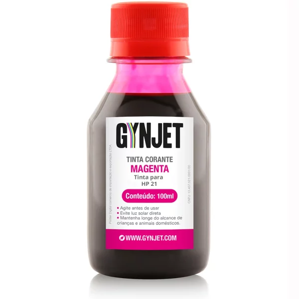 Tinta Corante HP 21 Magenta 100ml