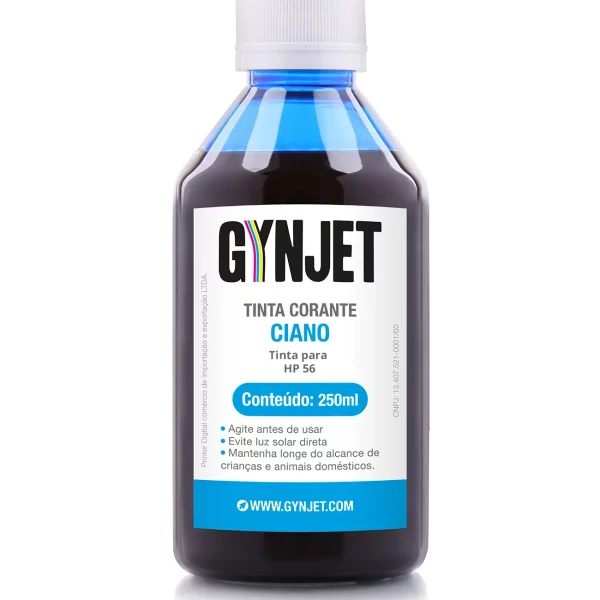 Tinta Corante HP 56 Ciano 250ml