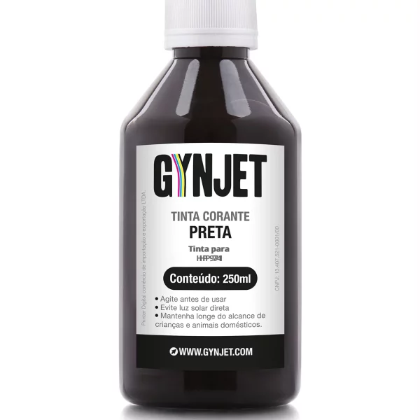 Tinta Corante HP 74 Preta 250ml