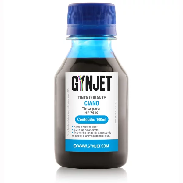 Tinta Corante HP 7610 Ciano 100ml