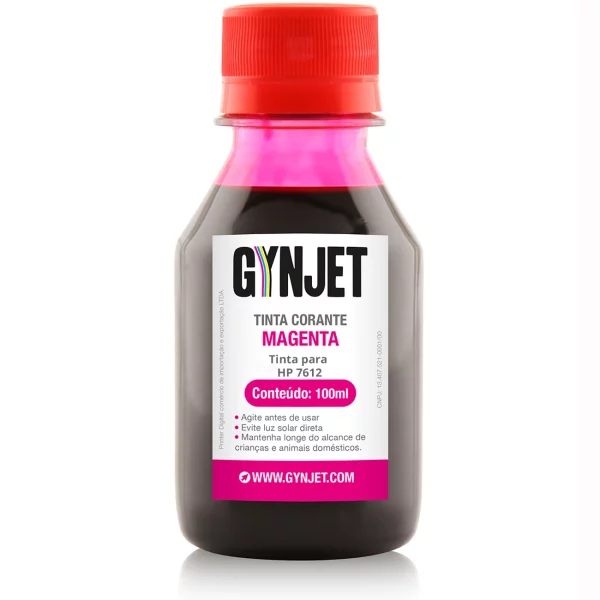 Tinta Corante HP 7612 Magenta 100ml