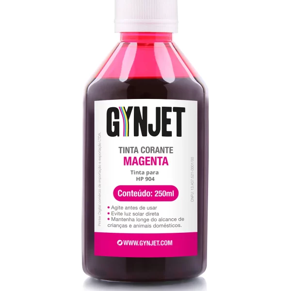Tinta Corante HP 904 Magenta 250ml