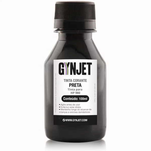 Tinta Corante HP 980 Preta 100ml
