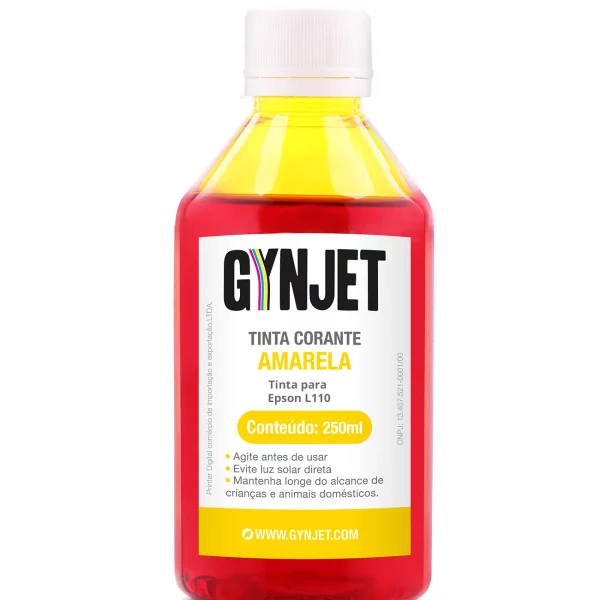 Tinta Corante Epson L110 Amarela 250ml
