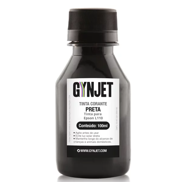 Tinta Corante Epson L110 Preta 100ml