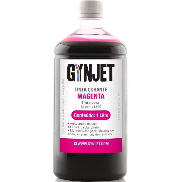 Tinta Corante Epson L1300 Magenta 1 Litro