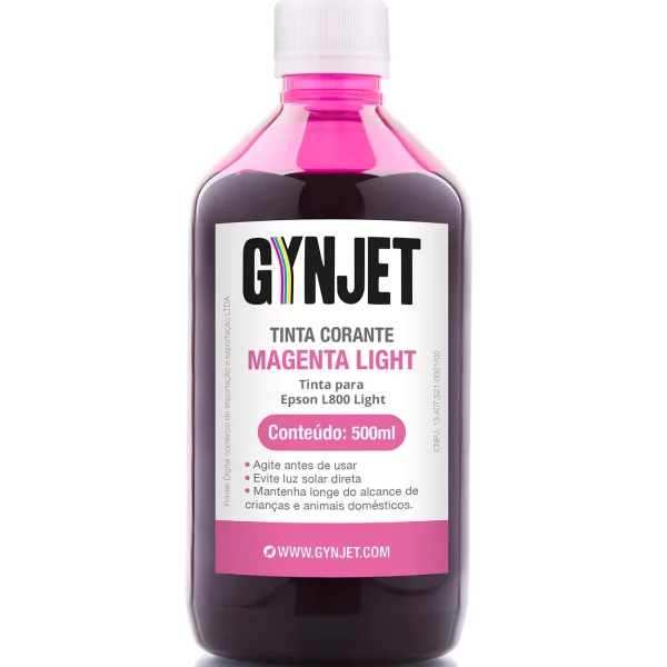 Tinta Corante Epson L800 Light Magenta 500ml