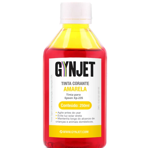 Tinta Corante Epson XP235 Amarela 250ml