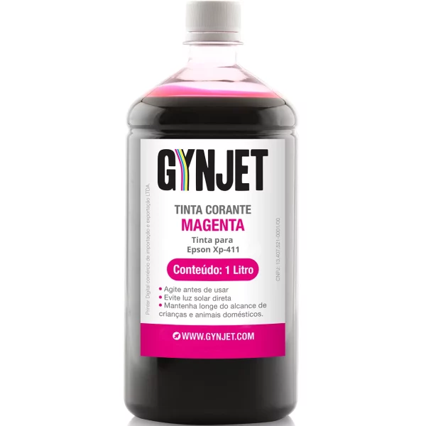 Tinta Corante Epson XP411 Magenta 1 Litro