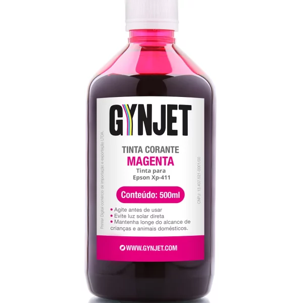 Tinta Corante Epson XP411 Magenta 500ml