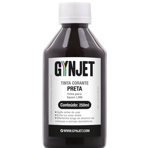 Tinta Epson L380 Preta 250ml