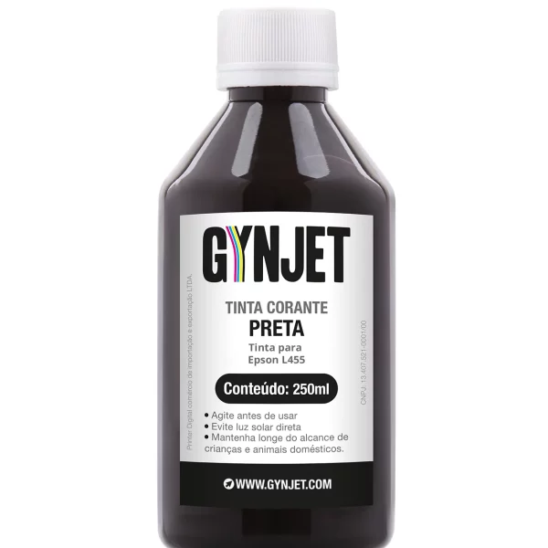 Tinta Epson L455 Preta 250ml