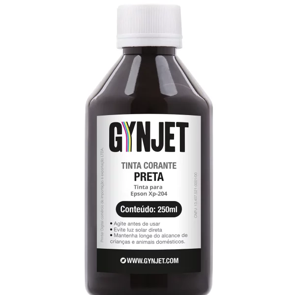 Tinta Epson XP204 Preta 250ml