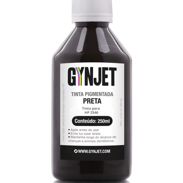 Tinta Pigmentada HP 2546 Preta 250ml