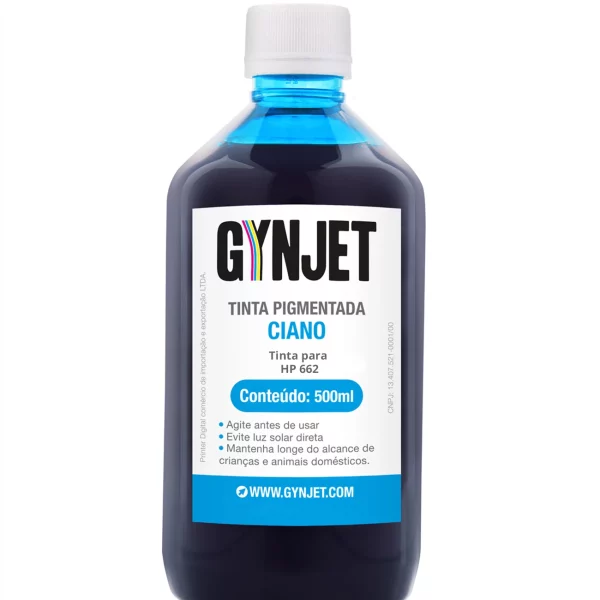 Tinta Pigmentada HP 662 Ciano 500ml