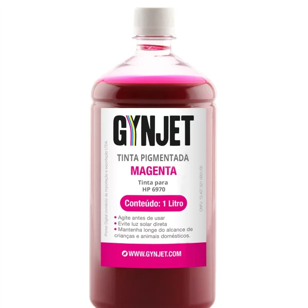 Tinta Pigmentada HP 6970 Magenta 1 Litro