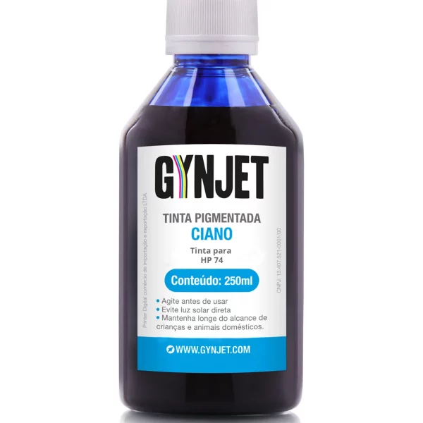 Tinta Pigmentada HP 74 Ciano 250ml