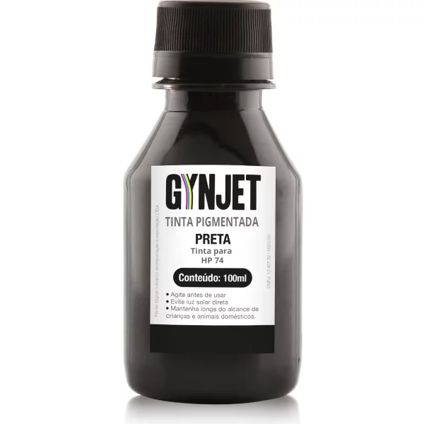 Tinta Pigmentada HP 74 Preta 100ml