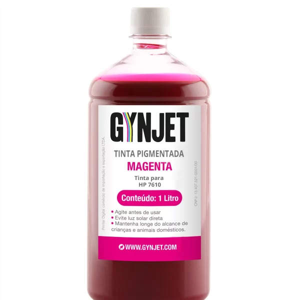 Tinta Pigmentada HP 7610 Magenta 1 Litro