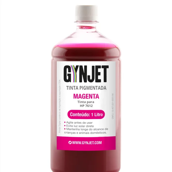 Tinta Pigmentada HP 7612 Magenta 1 Litro