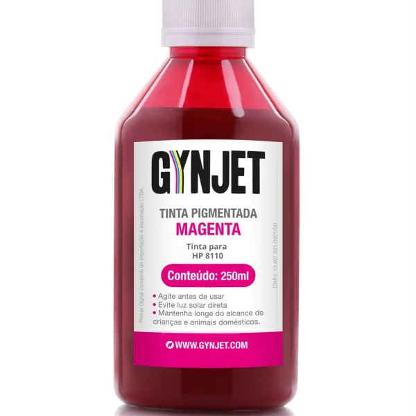 Tinta Pigmentada HP 8110 Magenta 250ml
