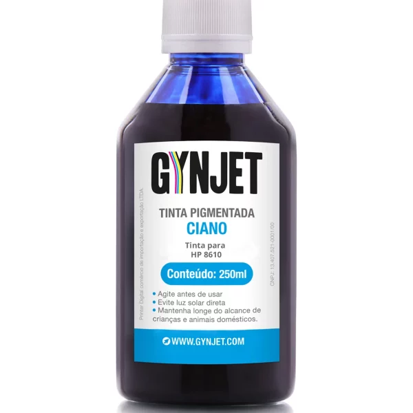 Tinta Pigmentada HP 8610 Amarela 250ml
