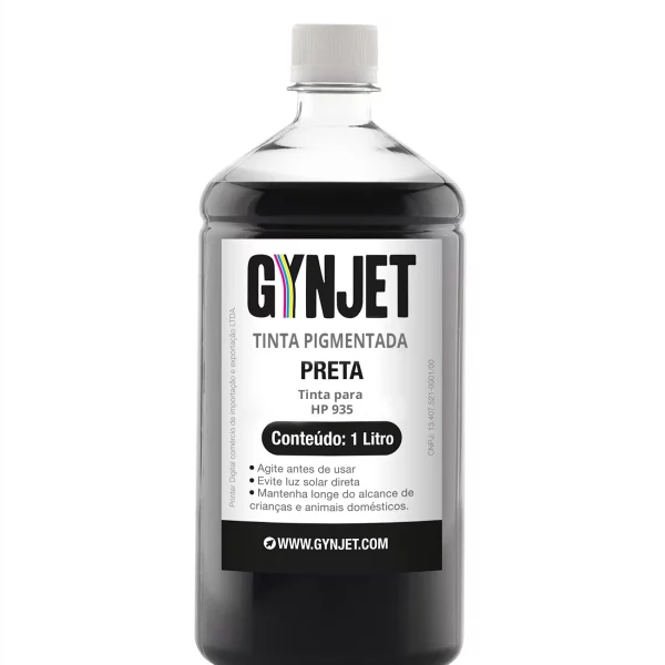 Tinta Pigmentada HP 935 Preta 1 Litro