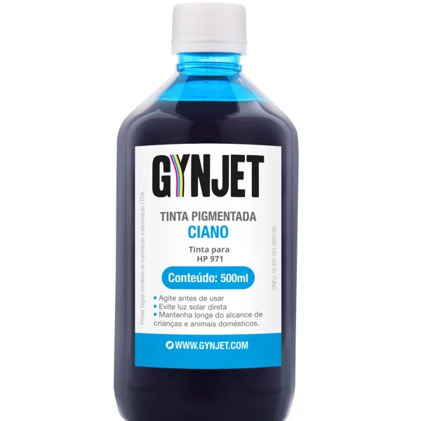 Tinta Pigmentada HP 971 Ciano 500ml