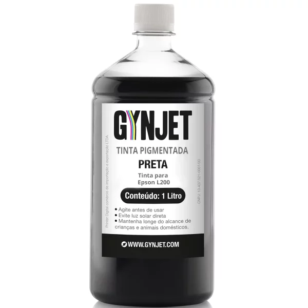 Tinta Pigmentada Epson L200 Preta 1 Litro