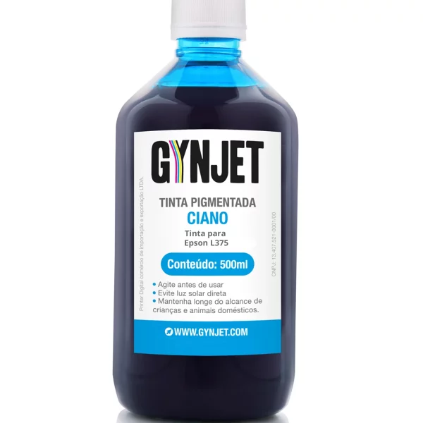 Tinta Pigmentada Epson L375 Ciano 500ml