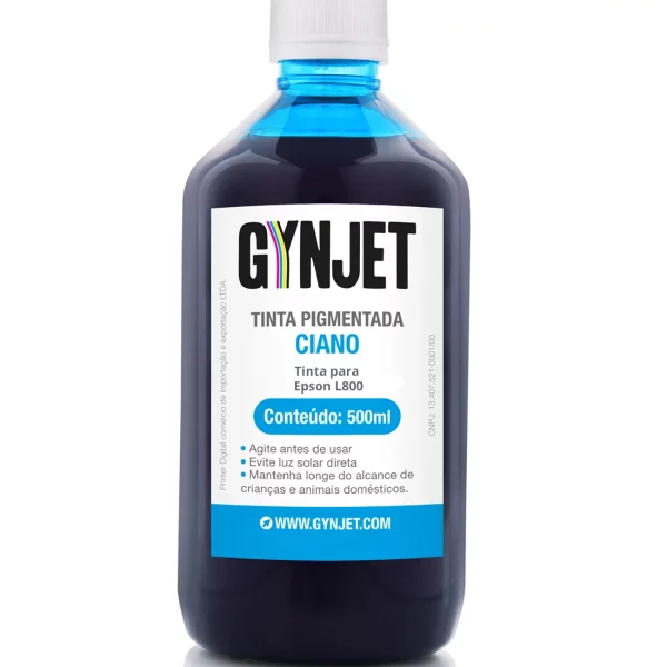 Tinta Pigmentada Epson L800 Ciano 500ml