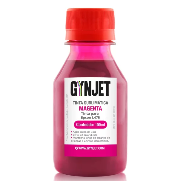 Tinta Sublimática Epson L475 Magenta 100ml