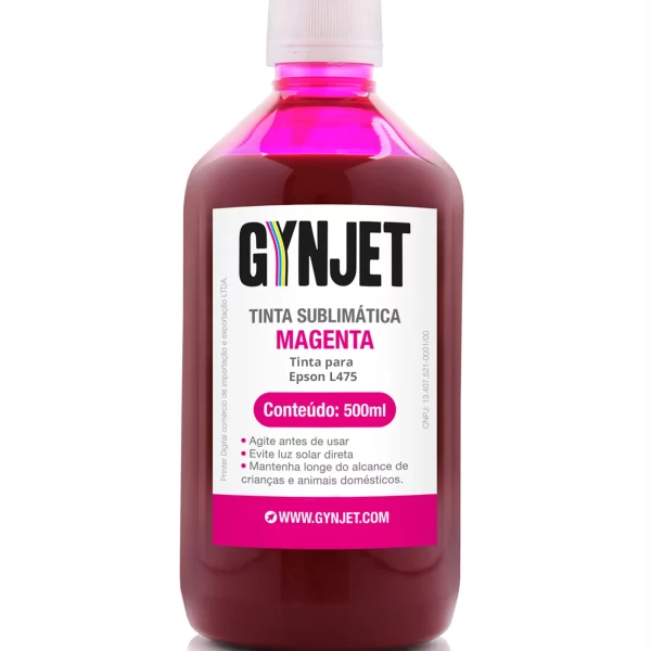 Tinta Sublimática Epson L475 Magenta 500ml