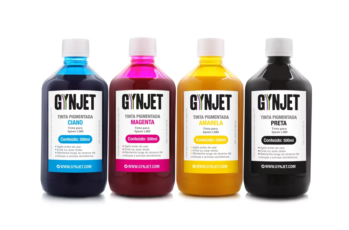 Tinta L380 Pigmentada 500 ml Epson - Gynjet Goiânia