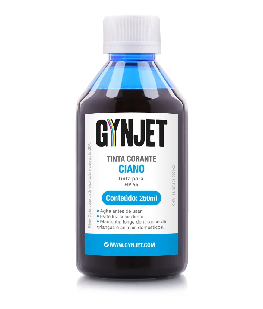 Tinta Epson Corante Ciano 250 ml Epson - Gynjet Goiânia