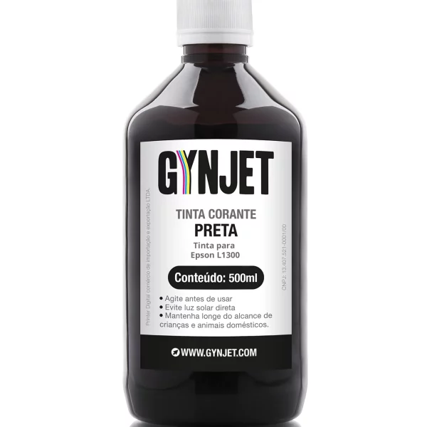 Tinta L1300 Corante Preta 500 ml Epson