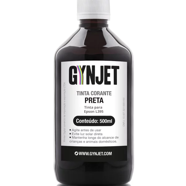 Tinta L395 Corante Preta 500 ml Epson