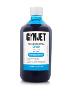 Tinta pigmentada ciano